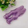 thumbnail image 3 of 2Pcs Soft Silk Roman Curly Doll Hair Wig, Clip Type Curly Hair Weft, for Doll Modification, 3 of 7