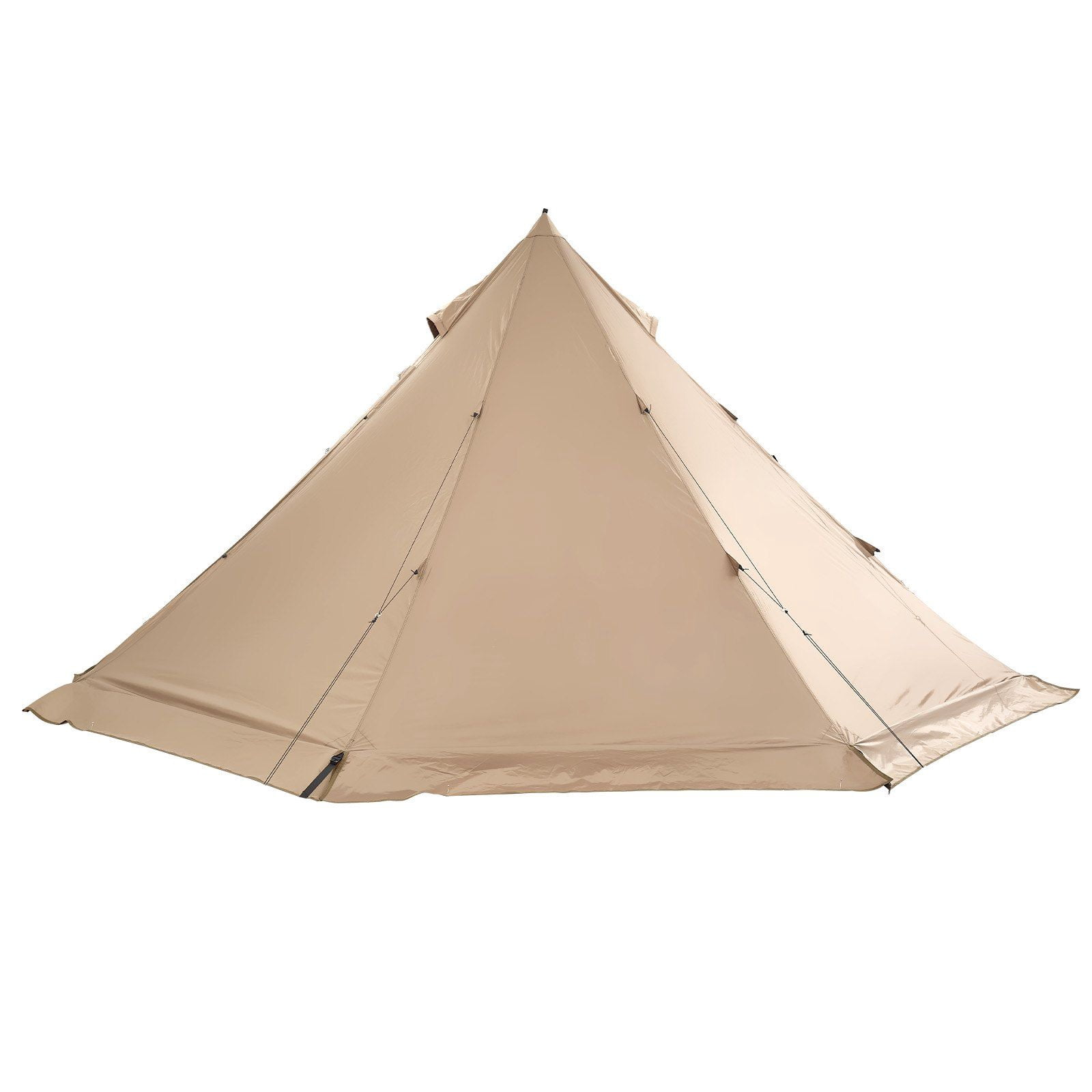 Hot Tent for 4 Persons, Lightweight 4 Season Camping Tent - Portable Winter Shelter with Stove Jack, Waterproof Canvas for Hiking Fishing Backpacking, M Size
