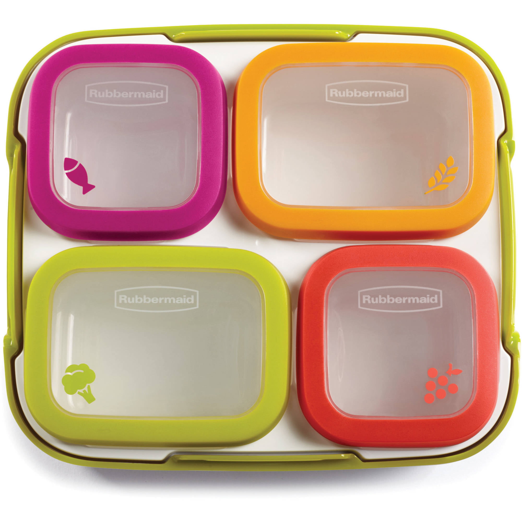 Rubbermaid® Brilliance™ Meal Prep Containers, 2-Compartment Food