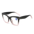 thumbnail image 4 of Gafas de lectura anti luz azul, gafas comunes de montura grande europeas y americanas, gafas de lectura para personas de mediana edad y mayores, gafas de lectura para mujeres, 4 of 5