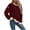 Wine, variant on ABATAB Sweatshirts for Women Crewneck Long Sleeve Casual Pullover Shirts Tunic Lightweight Tops Fall Fashion Clothes