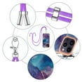 thumbnail image 7 of Mantto for iPhone 14 Pro Max Case, with Lanyard Adjustable Strap, Marble Pattern Soft TPU Bumper Hard PC Back Shockproof Protective Glossy Stylish Durable Phone Case for Women Girls,Purple, 7 of 7