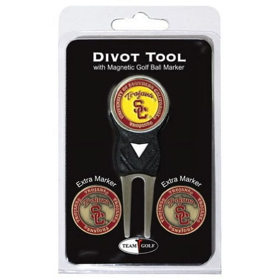 USC Trojans Official NCAA Divot Tool Ball Marker by Team Golf 27245