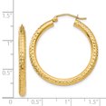 thumbnail image 3 of Boucles d'Oreilles Rondes en Or Jaune 14 Carats, 3 of 7
