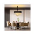 thumbnail image 4 of 3 niveles/4 niveles/5 niveles moderno crystal chandelier con 5/7/10 lights, negra y gold fixture para sala de estar, dining room, dormitorio, y kitchen decor, 4 of 8