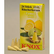 Knox Lemon Scent German Incense Cones Made in Germany for Christmas Smokers