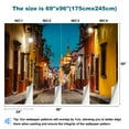 thumbnail image 3 of Peel and Stick Wallpaper San Miguel de Allende Mexico Modern Art Wall Mural Decor Self Adhesive and Removable 69in x 98in, 3 of 8