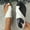 White, variant on Women Classic Flat Sandals Summer Comfortable Wrap Ankle Strap Beach Flats with Toe Ring Boho Sandal White 7.5(40)