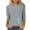 Gray 7, variant on Charella Women's Floral Printed Tops 3/4 Sleeve Flower Graphic Tee Casual Loose Fit Crew Neck Shirts (XL, White 9)
