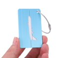 thumbnail image 2 of 5pcs aleación de aluminio equipaje de viaje equipaje maleta etiqueta de la tarjeta de identificación (azul), 2 of 8