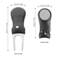 thumbnail image 2 of WASHWEPE Divot Repair Tool Practical Golf Divot Repair Fork Plastic Black 1Set 4.3x1.2in, 2 of 8