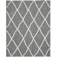 thumbnail image 3 of Nourison Shangri-La Modern Trellis Light Grey/Ivory 8' x 10' Area Rug, (8' x 10'), 3 of 9
