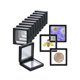 thumbnail image 1 of 10 PCS Black Base,Jewelry Display Round Base For Display 3D Floating Frame Display Holder Stand(Without Frame Display Holder ), Gift For Valentine's D, 1 of 4