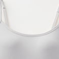 thumbnail image 5 of Women's Shelf Bra Tank Top, Adjustable Spaghetti Strap Cami with Built-In Bra, Soft Padded Layering Camisole for Summer, White, 5 of 8