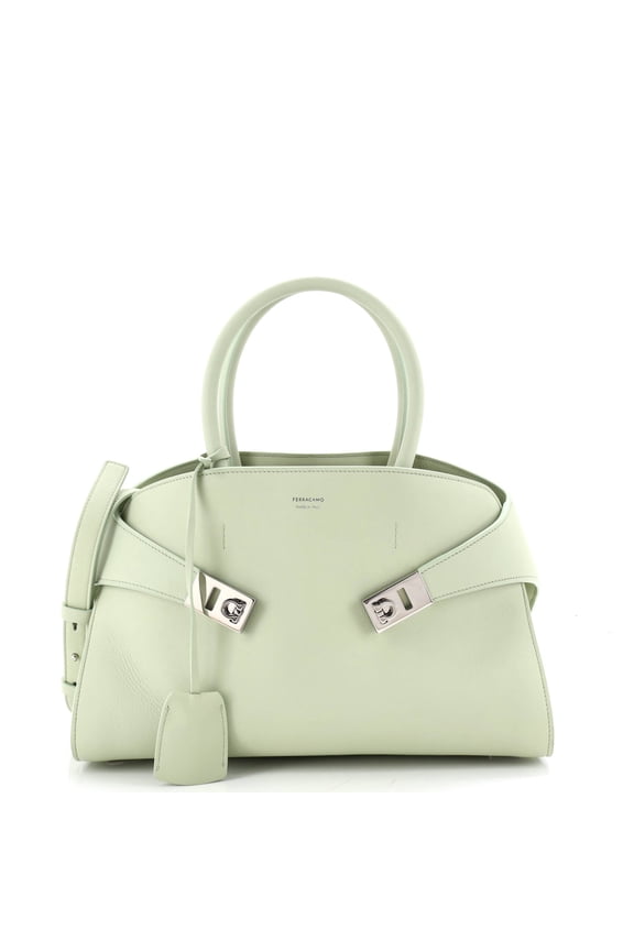 Pre-Owned Hug Top Handle Bag Leather Small By Rebag