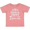 thumbnail image 3 of Inktastic Mimi and Pappy Love Me Boys or Girls Baby T-Shirt, 3 of 5