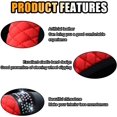 thumbnail image 4 of Bling Soft Leather Steering Wheel Cover, 15 Inch Colorful Rhinestones Auto Elastic Protector with Crystal Diamond for Women, Car Accessories for Most Cars, SUVs, Red, 4 of 12