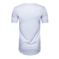 thumbnail image 3 of lmcalzta T-Shirts pour Hommes Col Rond Manches Courtes T-Shirts en Coton Hauts Mode Été Décontracté Basiques, 3 of 7