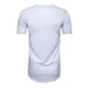 thumbnail image 3 of Playera Elvqul Hombre Casuales Blanco Gym Algodón Manga Corta sin Estampado Cuello Redondo, 3 of 8
