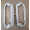 thumbnail image 4 of Roto Interlock Sliding Patio Glass Door 7.5" White Handle Set Replacement - Interior and Exterior Handles with Screws with a 4-15/16" Hole Spacing - Fix and Repair Door Hardware - White, 4 of 6