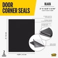 thumbnail image 2 of M-D Building Products 51503 Black Door Corner Seal for Interior & Exterior Doors, 2 of 12