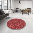 thumbnail image 4 of Ahgly Company Machine Washable Indoor Rectangle Transitional Red Area Rugs, 2' x 3', 4 of 7
