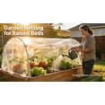 thumbnail image 3 of Garden Netting for Raised Beds, 3.94x1.48x1.31ft Ultra Fine Mesh Plant Covers for Raised Bed to Keep Small Animals Pest Out, Bird Mosquito Barrier Screen for Protecting Vegetables Fruits Flowers, 3 of 8
