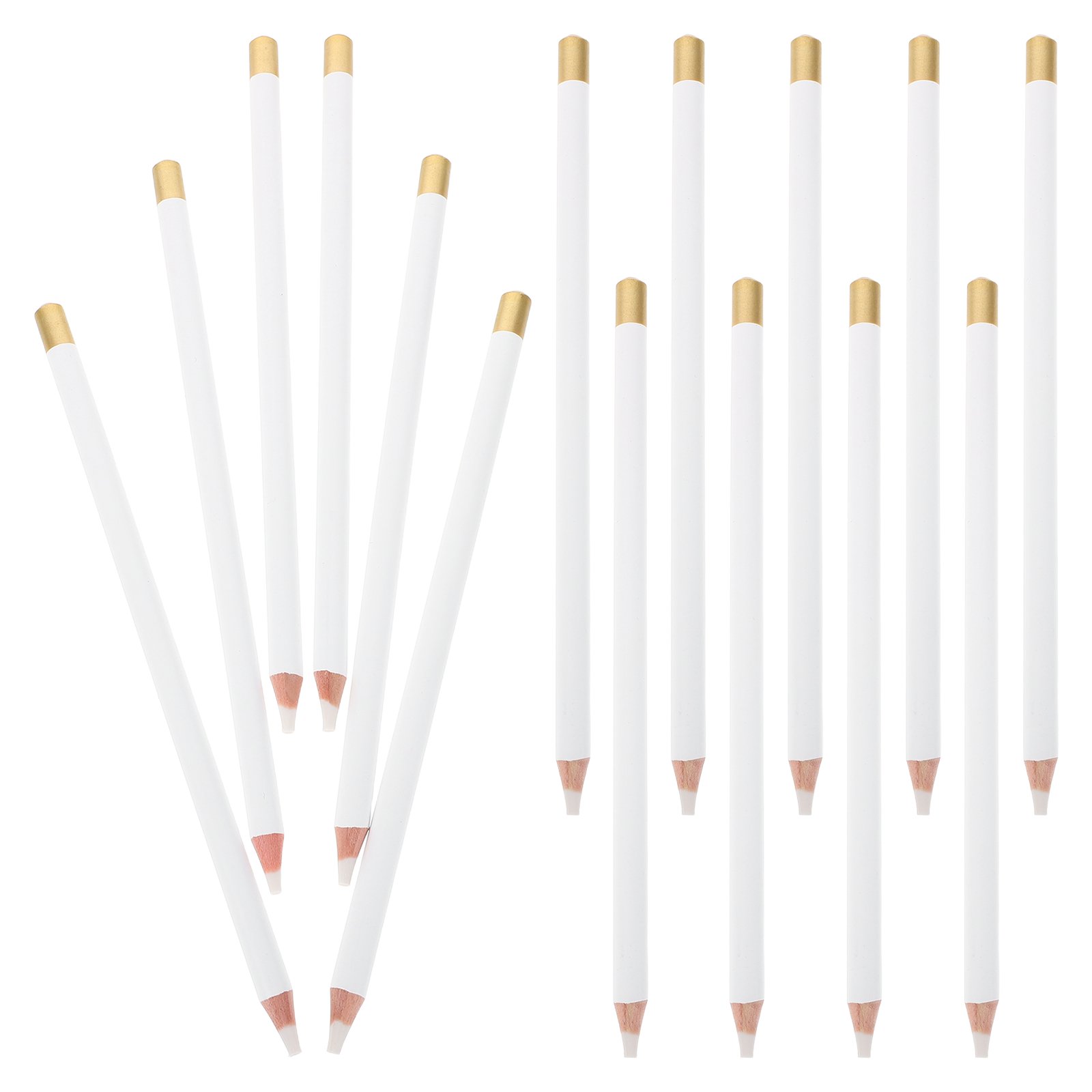 VERDANVERSE 15-Piece White Sketch Eraser Pen Set High Precision Rubber Pencil Erasers for Drawing Drafting Artists Students