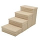 thumbnail image 5 of Escalera para perros, ligera, portátil, de 4 escalones, plegable Beige, 5 of 9
