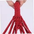 thumbnail image 3 of WRITWAA Rope Hanging Chair Hammock Red Canvas Swing Features for Outing 1Pack, 3 of 7