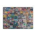thumbnail image 5 of Yayeee Area Rugs for Living Room 6.7'x4.8' Indoor Non Slip Washable Bedroom Carpet, Large Retro Collection Pattern, 5 of 5