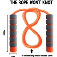 thumbnail image 2 of Kids Skipping Rope,Adjustable Skipping Rope For Boys And Girls 3-12 Years Old, School Game Outdoor Activity Fitness Fat Burning Exercises,240Cm Skipping Rope(2 Packs), 2 of 4