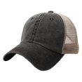 thumbnail image 2 of YAOBAMM UV Blocking Hat Unisex Baseball Hat Hollow Mesh Breathable Adjustable Lightweight UV Protection Outdoor Decorative, 2 of 7