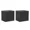 Black-Wicker*2pcs, variant on Outdoor Storage Box Weatherproof,  Resin Lockable Outdoor Storage for Secure Package Deliveries and Indoor Storage.Summervibes