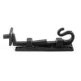 thumbnail image 6 of Renovator's Supply Offset Slide Bolt Latch 5" Black Wrought Iron Pig Tail Tip Slide Bolt, 6 of 7