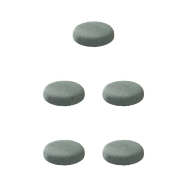 Injueey Fundas de asiento redondas fáciles de instalar, respaldo con pinzas para mayor estabilidad, extraíble, lavable a máquina, verde pino Type2 NO2
