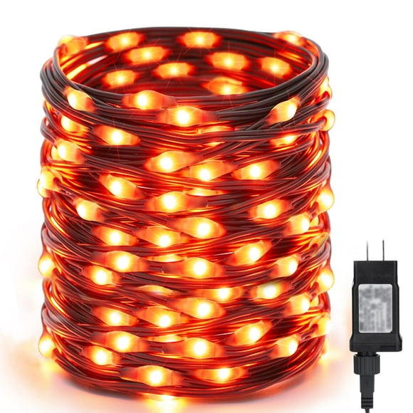 Guirnalda de luces de Halloween Brizled 22m 200 LED naranja 8 modos 120V
