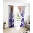 thumbnail image 4 of Fsddascl Purple Coastal Beach Blackout Curtains for Bedroom/Living Room, Thermal Insulated Kitchen Curtains, Modern Oil Painting Nautical Grommet Darkening Window Treatment Drapes 52"x72"x2, 4 of 8
