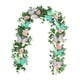 thumbnail image 3 of Guirnalda de flores artificiales decorativas, guirnalda floral falsa de 180 cm, flores falsas de , vegetación para ceremonias, decoración de Estilo E, 3 of 8
