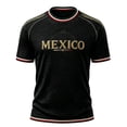 thumbnail image 4 of Mexico 2026 Soccer Cup Jersey for Men, V-Neck Short Sleeve T-Shirt, Retro Cactus & Sun Graphic Sports Soccer Top, Breathable Fan Support Tee, 1 Pack Black L, 4 of 4