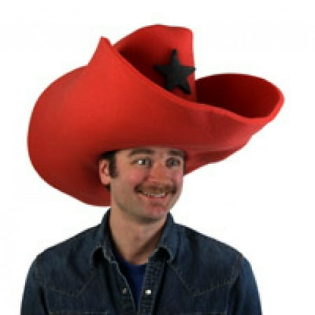 Clown Antics Super Size 50 Gallon Cowboy Hats - Red (28 ...