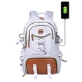 thumbnail image 6 of GobdXE Back To School Unisex Student Solid Multi Strap Tactical Backpack Large Capacity Water Resistant Daypack Size:One Size, 6 of 9