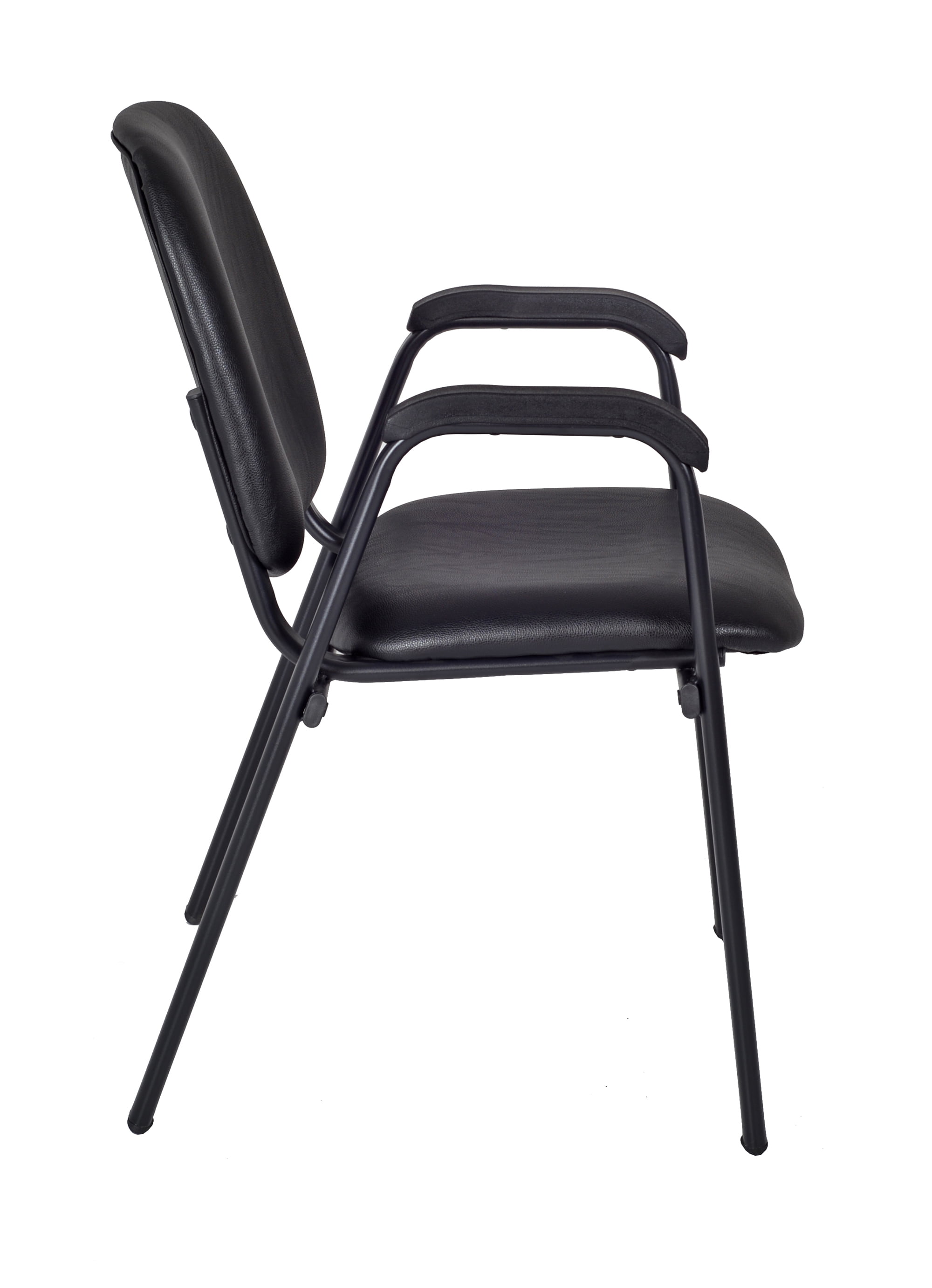 Regency Ace Vinyl Stack Chair (18 pack)- Black