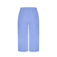 thumbnail image 5 of Cotton Pants for Women Summer Casual Elastic Waist Drawstring Capri Sweatpants with Pockets Lounge Capris (M, Light Blue), 5 of 7