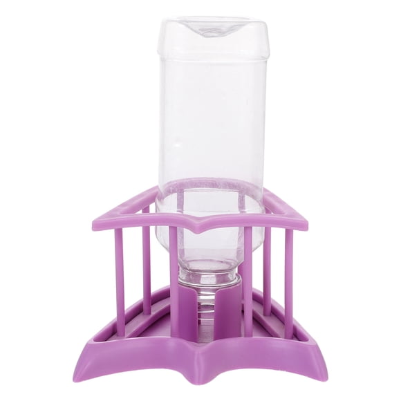 Miangastore Water Basin for Animals Purple 1Pack 6.7x5.1x4.7in