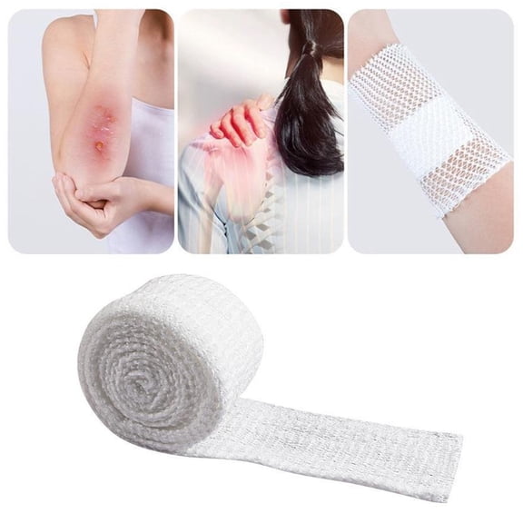 Aqyh Tubular Elastic Gauze Bandage - Breathable, Skin-Friendly Net Wound Dressing - Stretch Retainer Bandage