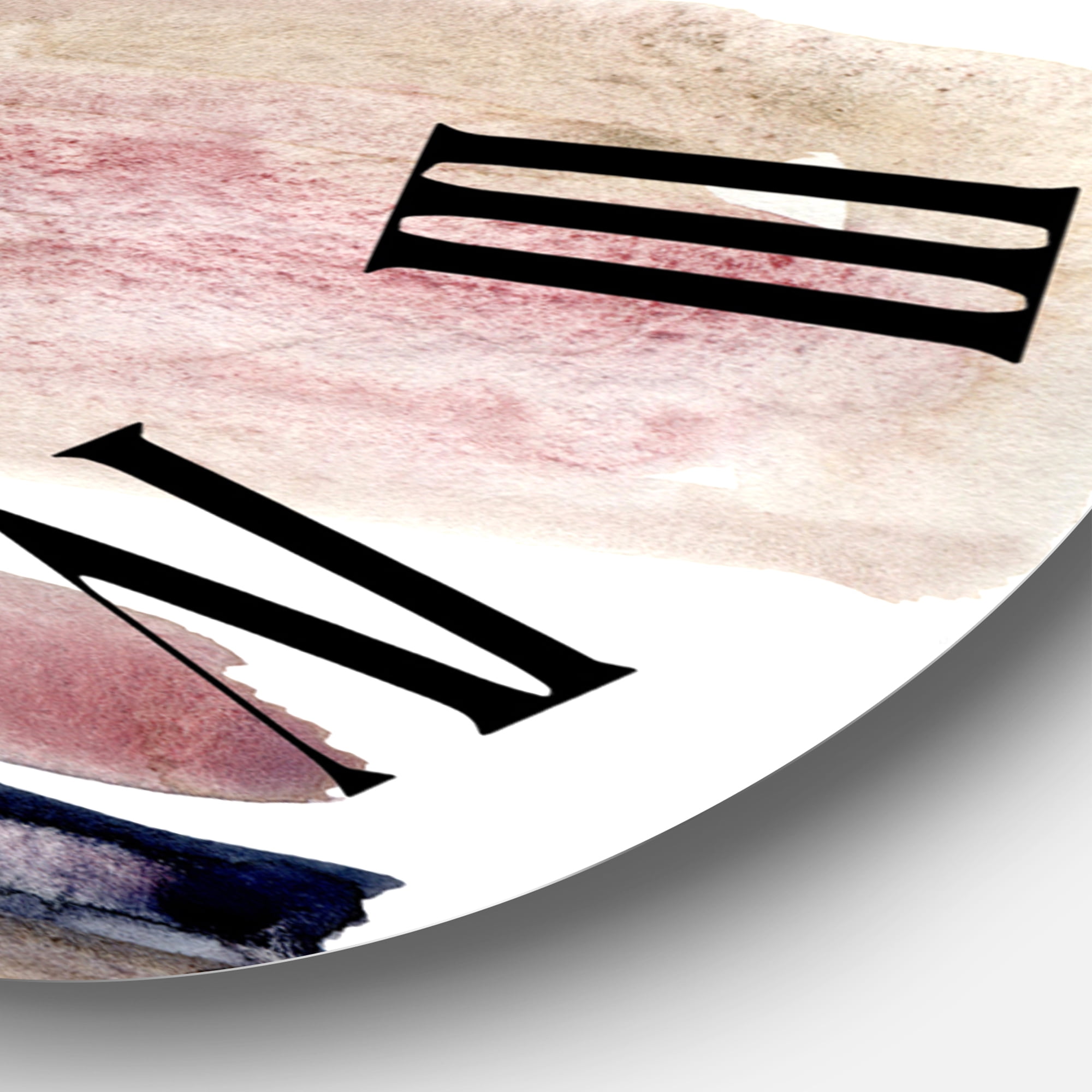 Designart 1 in Modern,Contemporary Wall Clock