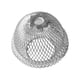 thumbnail image 1 of Pantalla de alambre de hierro, lámpara de malla, pantalla de tejido, lámpara colgante, lámpara colgante de techo rústica, cubierta de lámpara, pantall Plata, 1 of 8