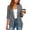 *Gray, variant on ClodeEU Women's Lapel 3/4 Sleeve Blazer Jacket,Casual Loose Fit Office Coat with Pockets Black,Women's Plus L