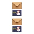 thumbnail image 1 of Kearding 10 unidades de sobres para tarjetas de felicitación de Navidad, juego de cumpleaños, invitaciones para Baby Shower de Año Nuevo, Tipo 3 2piezas, 1 of 6